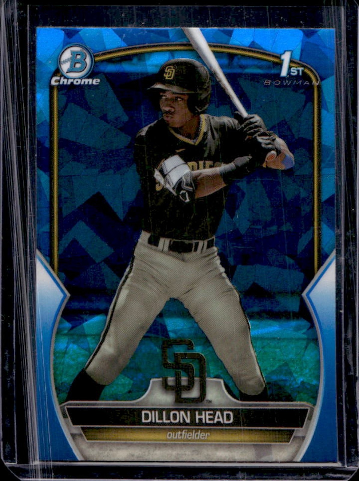 2023 Bowman Draft Sapphire Dillon Head Chrome 1st Prospect #BDC-7 Padres