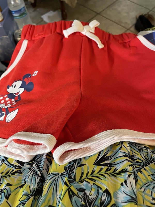 Disney Shorts For Girl, Size 6-7, New, 