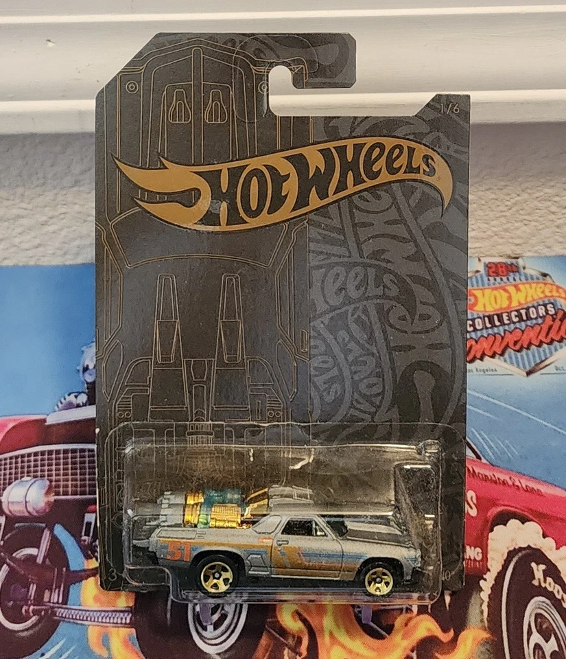 Hot Wheels 51st Anniversary 2019 Satin Chrome Series Custom 71 El Camino 1 of 6 - Image 2 of 3