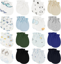 Baby Mittens - Newborn Mittens No Scratch 0-6 Months Warm for Newborn Baby Boys