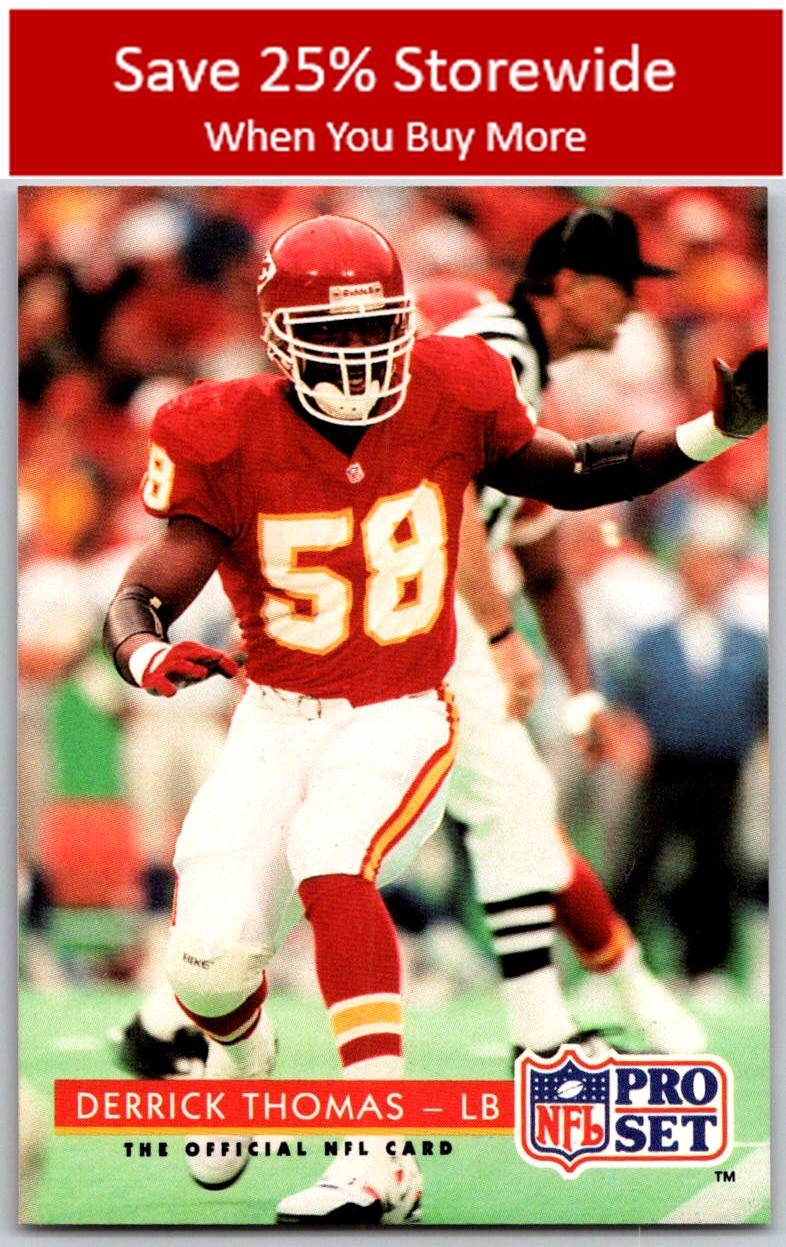 Derrick Thomas 1992 Pro Set #204 Kansas City Chiefs