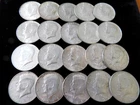 Full Roll (20)  of  Mixed Dates  40%  Silver Kennedy Half Dollars
