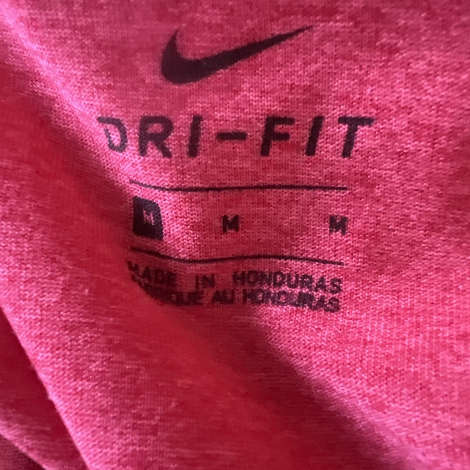 Nike Dri-FIT Women’s Long Sleeve Top Size M Pink Athletic Running Shirt thumbnail 12