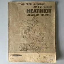 Heathkit Assembly Manual AR-2020 4 Channel AM-FM Receiver 1973 Vintage