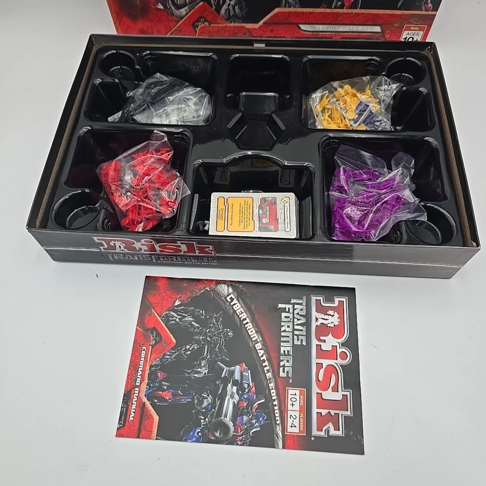 Risk Board Game Transformers Cybertron Battle  2007 Parker Brothers Hasbro - Image 3 of 4