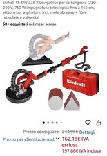 Levigatrice per Cartongesso Einhell TE-DW225X Professionale per Muri e Soffitti