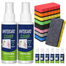 8 Pack Whiteboard Cleaner 3.4 fl oz Whiteboard Cleaning Spray Dry Erase Board...