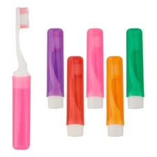 Travel Toothbrush 5PCS Mini Toothbrushes Travel Toothbrush Set Portable Trave...