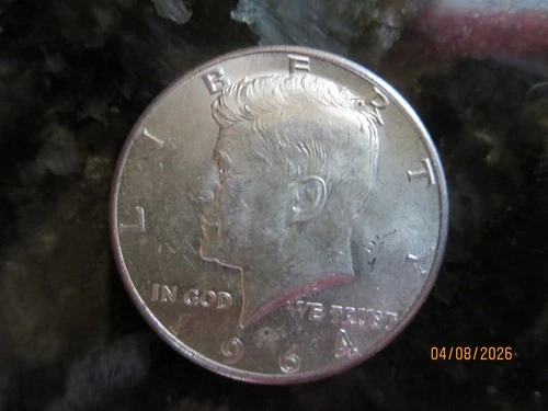 1964 Kennedy Half Dollar 50C US Coin 90% Silver