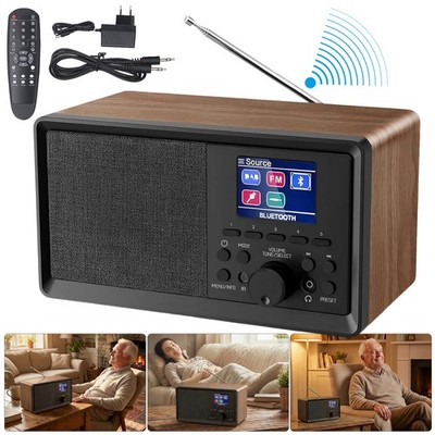 USB/AUX Küchenradio DAB/DAB+/FM Bluetooth 5.0 Stereo DAB Radio Klein für Outdoor