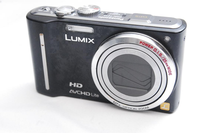 Used]Panasonic LUMIX DMC-TZ10 Compact Digital Camera Black tested