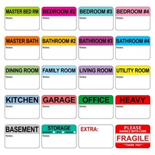 600 Writable Moving Labels 2  x 3  for Easy Box Organization