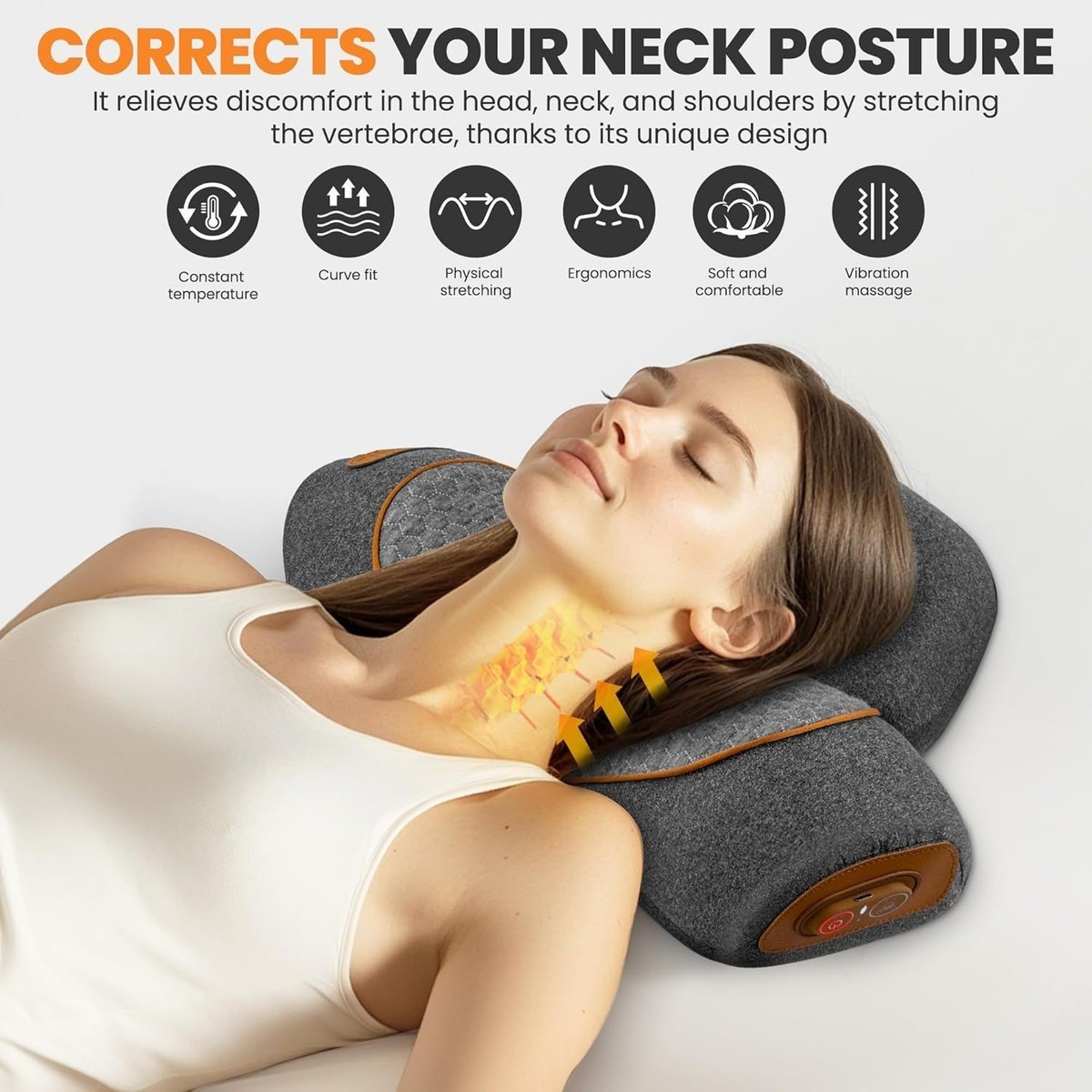 Thera Pillow Massage Neck Hump- Fisiorest 3-In-1 Neck Massager Pillow | eBay Thera Pillow Massage Neck Hump- Fisiorest 3-In-1 Neck Massager Pillow | eBay