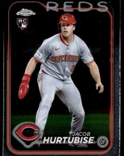 JACOB HURTUBISE 2024 TOPPS CHROME UPDATE RC CINCINNATI REDS #USC141