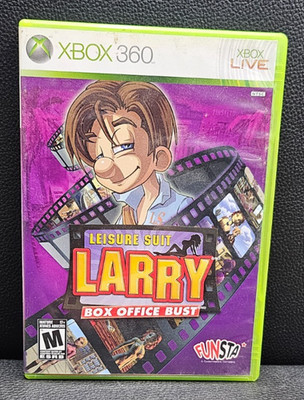 Leisure Suit Larry - Box Office Bust - Xbox 360 (2009) Original Case + Manual