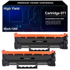 2PK 071 071H Toner Cartridge Compatible for Canon CRG 071H LBP 122dw / 122 / 120