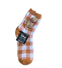 Disney WINNIE THE POOH 3 Pair Socks with Fuzzy Pooh Bear