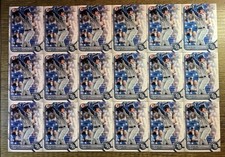 2022 Bowman Curtis Mead 1st Prospect Tampa Bay Rays - 18 Card Base Paper Lot