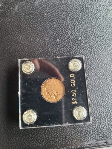 MONEDA DE ORO DE CUARTO DE ÁGUILA CABEZA INDIA 1909 $2,50 TU GRADO - Imagen 2 de 3