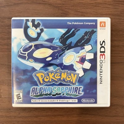 Pokemon Alpha Sapphire W/ Case - No Manual Nintendo 3DS