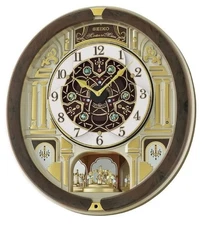 Seiko Special Collector Edition Melodies in Motion Clock 22 Preciosa Crystals