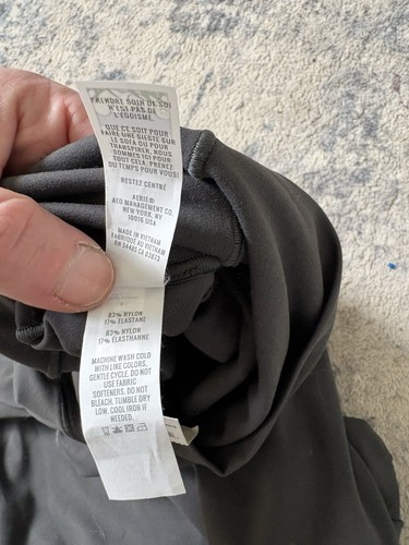 Aerie Offline Real Me Xtra Long Bootcut Leggings Grey Small Pockets High Waisted - Picture 10 of 10