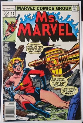 Ms. Marvel #17 1978 Mystique Cameo Fine to Very Fine OB IMO Pics Marvel Comics