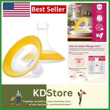 15mm Oval Flanges for Medela Pumps   Comfortable, Flexible, Dishwasher Safe