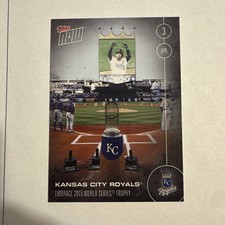 2016 Topps Now Kansas City Royals Lot Trophy #2, Hosmer #247/Cain#343/Obama #272