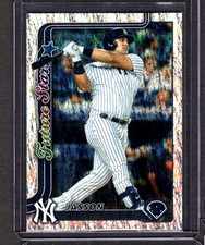 Jasson Dominguez 2025 Topps Series 2 Silver Sand Glitter Future Stars #590