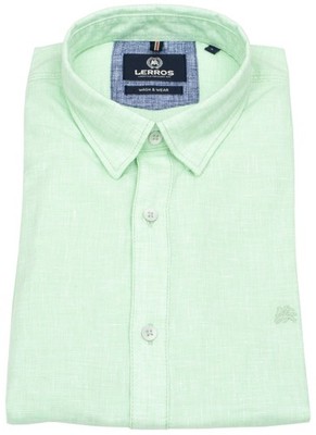 Lerros Kurzarmhemd Regular Fit Under Button Down hellgrün - ohne OVP
