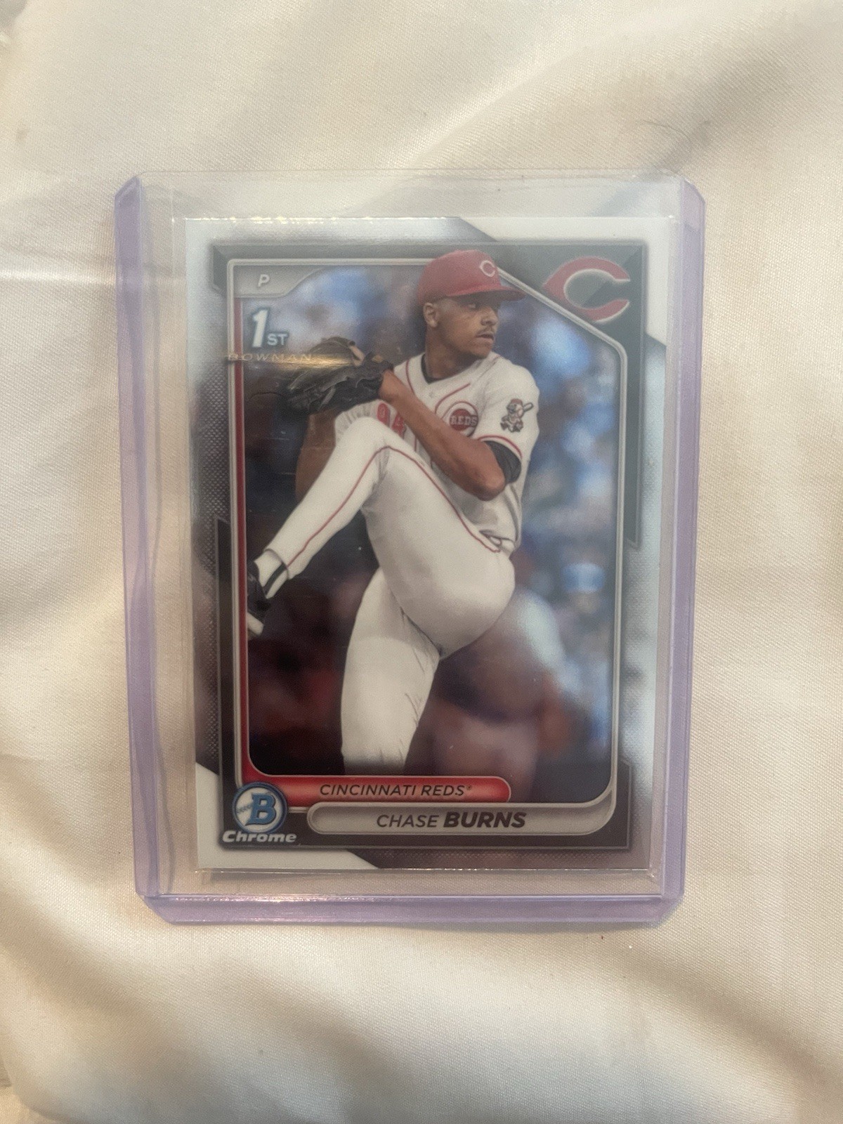 2024 Bowman Draft Chrome Chase Burns 1st Bowman #BDC-55