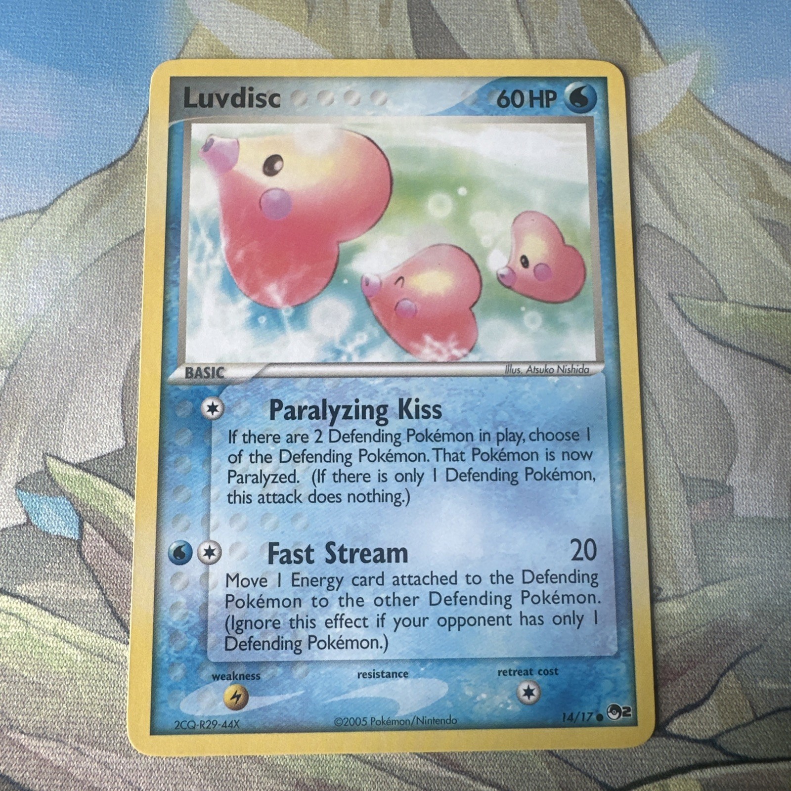 PROMO Luvdisc 14/17 - POP SERIES 2 Pokemon Card - Atsuko Nishida Art - LP 