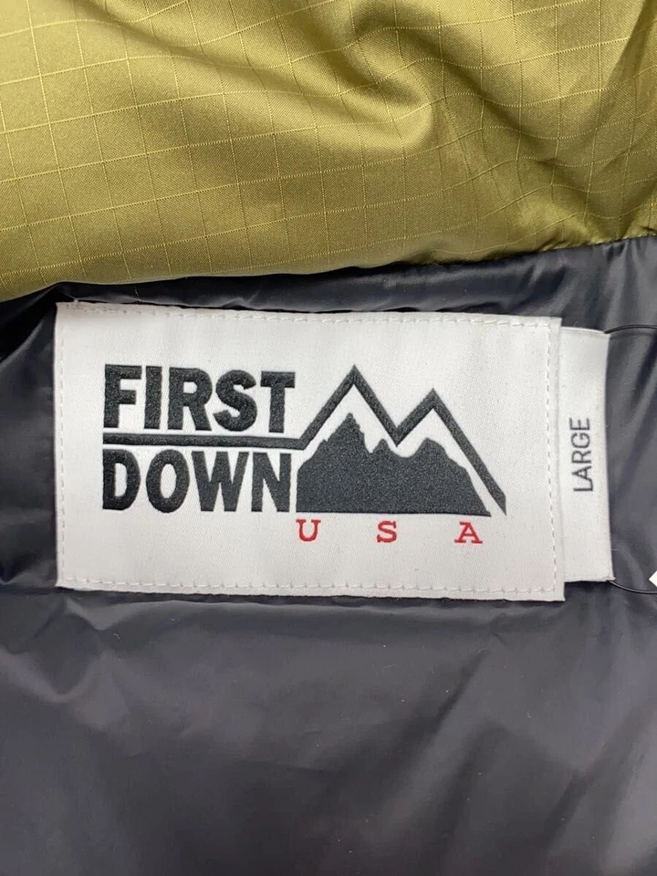 FIRST DOWN Puffer Vest L Polyester KHK F342531 - Image 3 of 4