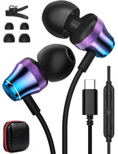 USB C Headphone for iPad A16 11 10,Type C Wired Earbuds for Samsung Galaxy A1...