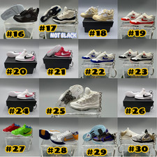 Mix Variety Styles Sneaker Keychain Mini Shoe Keychain With Box