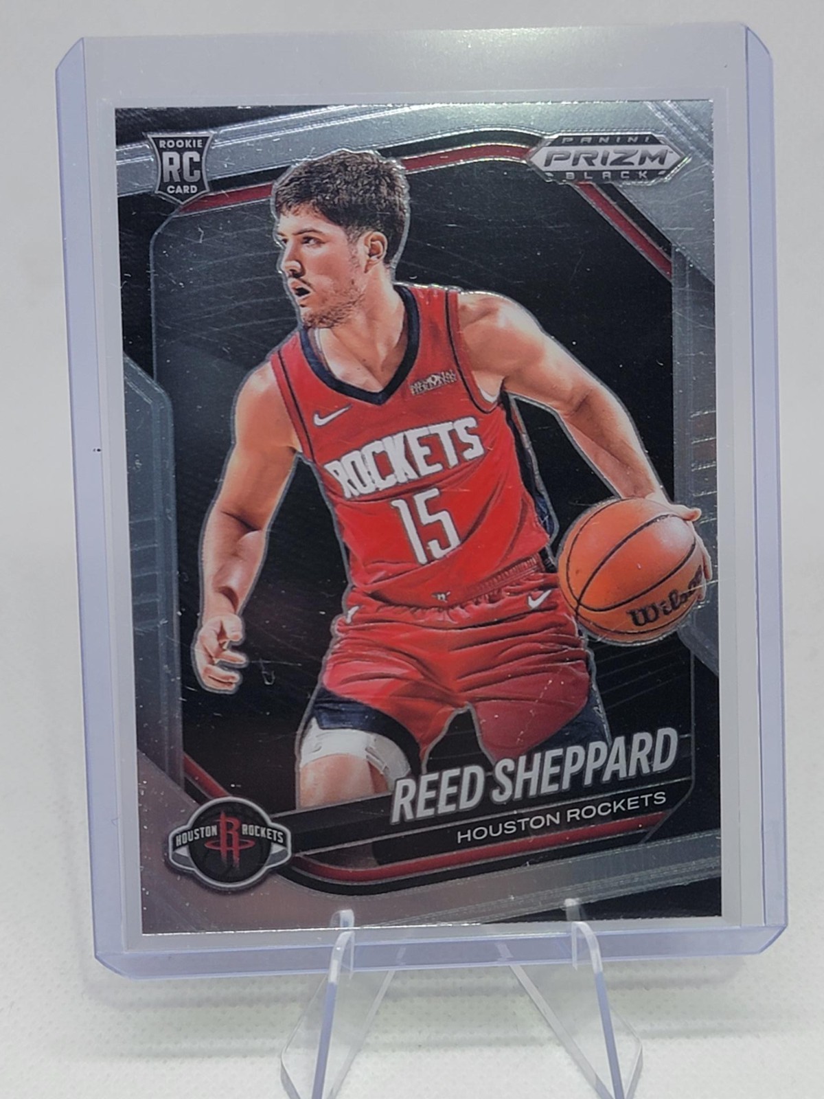 2024-25 Panini Prizm Black Reed Sheppard RC #145