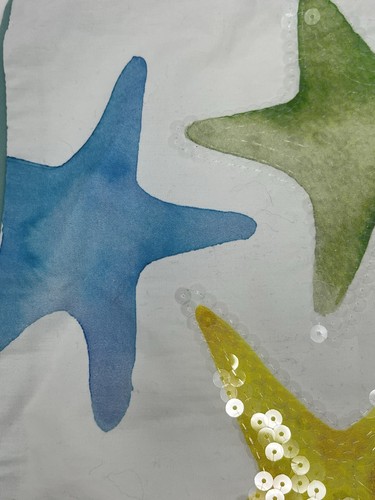 Pottery Barn Teen Sea Creature Starfish Sequin Lumbar Pillow Cover_NWOT_#TI - Picture 11 of 15