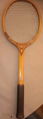 VINTAGE IMPERIAL TAD DAVIS VICTOR SPORTING GOODS WOODEN TENNIS RACQUET