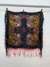 Vintage Beautiful WWII Era Taj Mahal Silk Brocade Piano Scarf Shawl Table Cloth