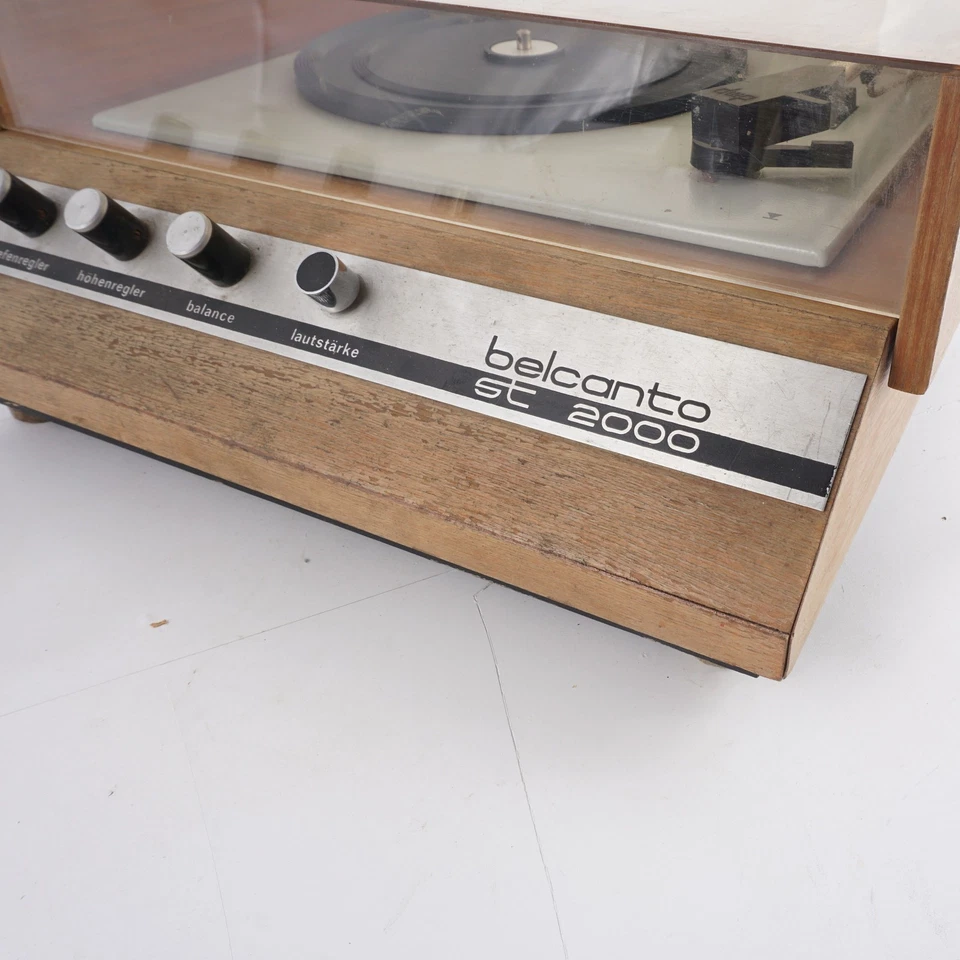 Vintage Belcanto ST 2000 Plattenspieler 1971 DDR Delphin-Werk Helmut Kretschmar - Bild 2 von 4
