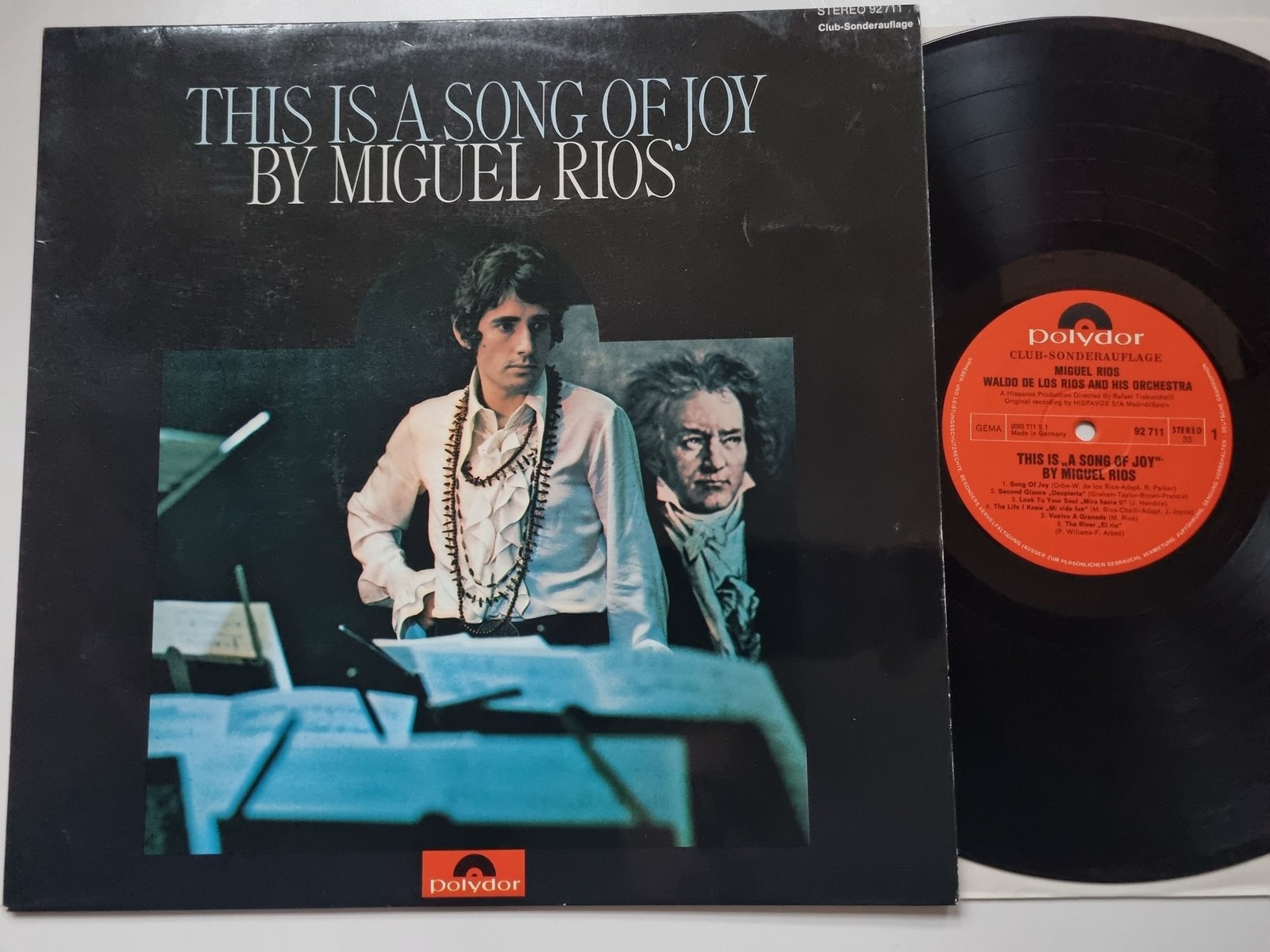 Miguel Ríos - This Is A Song Of Joy Vinyl LP Germany CLUB EDITION