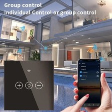 TUYA Smart WiFi Wall Panel LED Light Touch Dimmer Switch Voice Remote Control EU