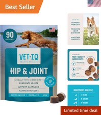 90ct Chicken-Flavored Soft Chews for Dog Joint Health  Extra Strength Support