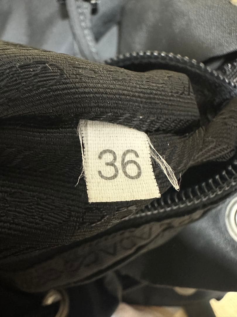 PRADA Triangle Logo Nylon Mini Backpack Black - image 19