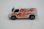 Vintage 1974 HOT WHEELS Super Van White w/Flames NRMT LOOSE Blackwall Hong Kong