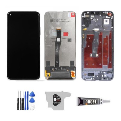 LCD Display For Huawei Nova 5T Touch Screen Digitizer w/ Frame Replacement +Tool