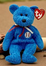 Addison the Baseball TY Beanie Baby Bear