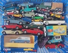 VINTAGE & LATER DIECAST CORGI TOYS JOB LOT LAND ROVER JAGUAR RACING CARS etc