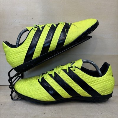 Adidas Ace 16.3 Astro Turf Fußballschuh Herren Größe 11 gelb schwarz neongelb